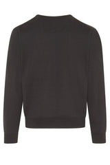 Hajo Merino Wool Black V-Neck Jumper Black