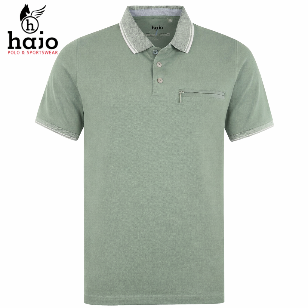 Hajo Stay Fresh Green Polo Shirt Green