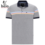 Hajo Stay Fresh Grey Polo Grey