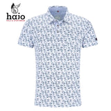 Hajo Stay Fresh Floral Print Polo Shirt White