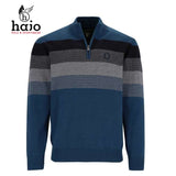 Hajo Troyer 1/4 Zip Blue Pullover Blue