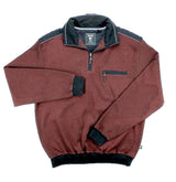 Hajo Wine Quarter Zip Sweatshirt Wine