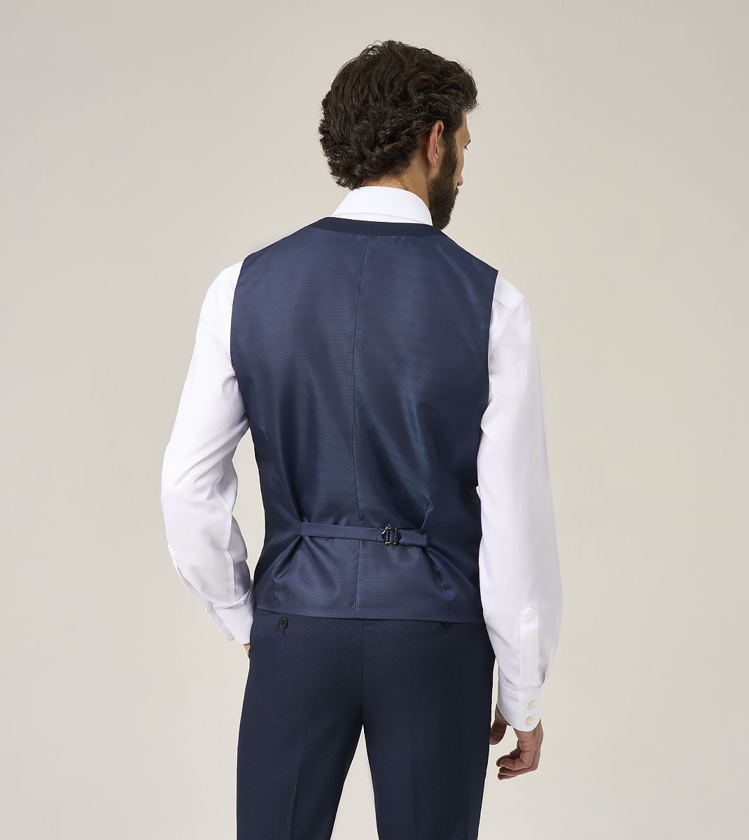 Skopes Harcourt Navy X-Long Waistcoat Navy