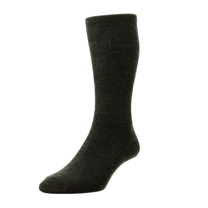 H.J. Hall Diabetic Wool Charcoal Socks Charcoal