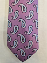 Hunter & Oak X-Long Lilac Detail Tie Purple
