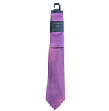 Hunter & Oak X-Long Square Print Tie Pink