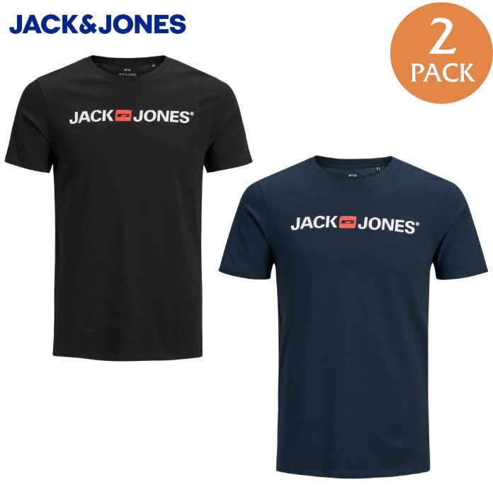 Jack & Jones 2-Pack Corp Black & Navy Black