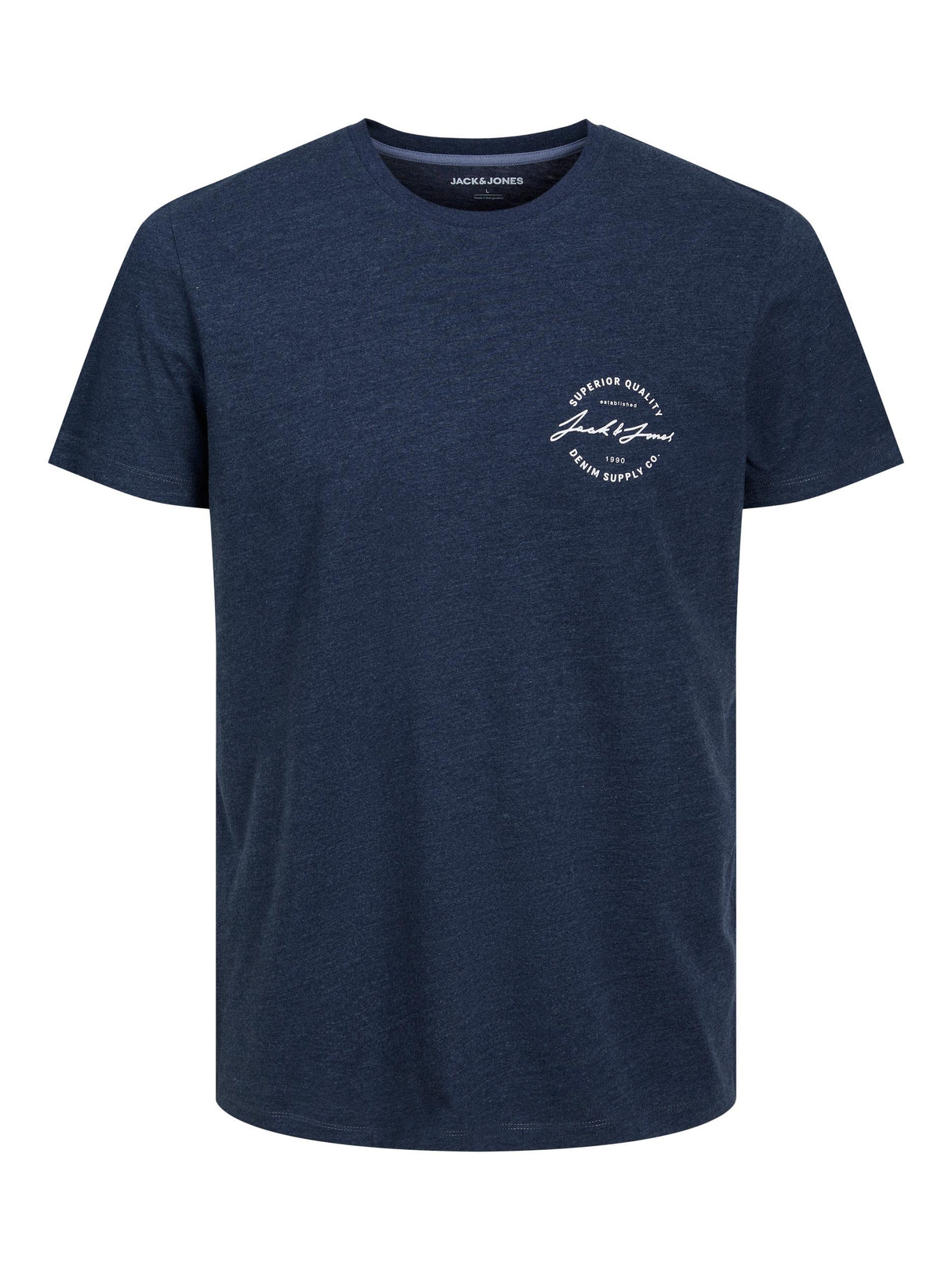 Jack & Jones Ace Logo Navy Tee Navy