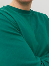 Jack & Jones Green Crew Neck Sweater Green