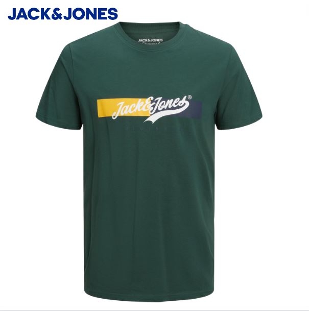 Jack & Jones Becks Green Crew Neck Tee Green