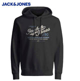 Jack & Jones Billy Logo Black Hoodie Black
