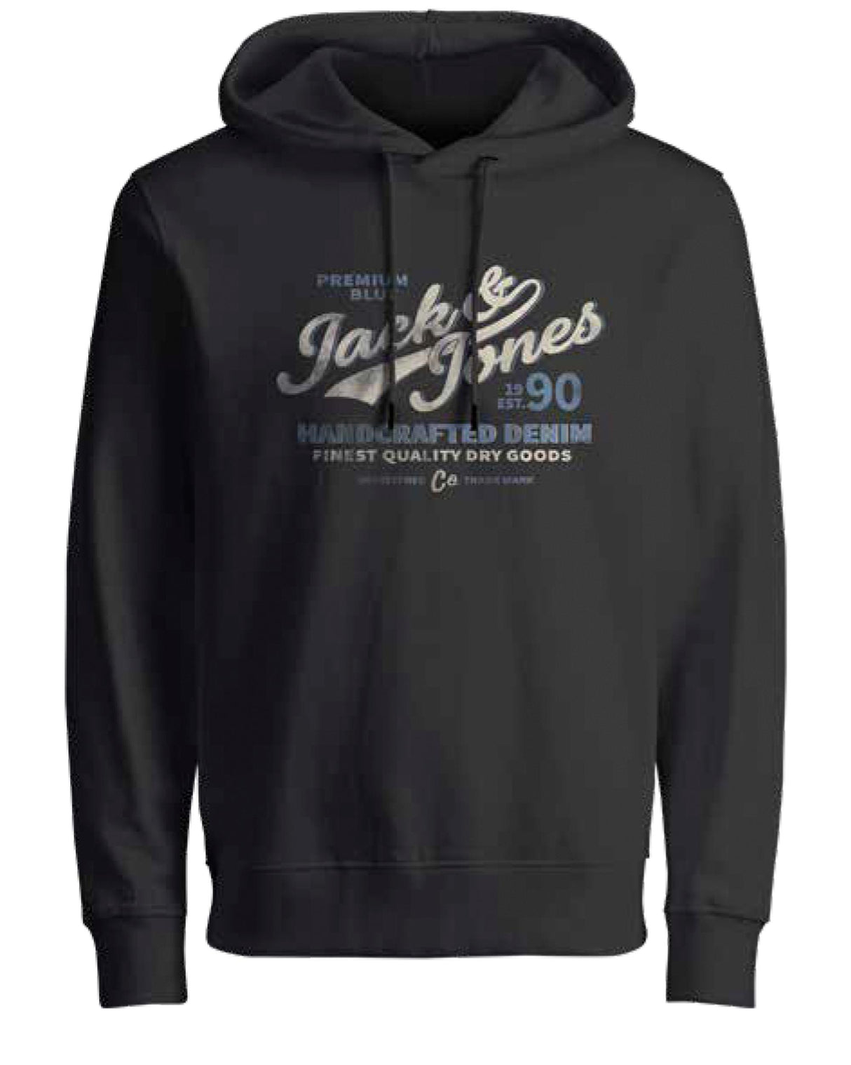 Jack & Jones Billy Logo Black Hoodie Black