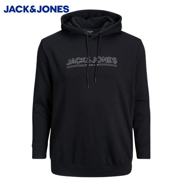 Jack & Jones Blabooster Black Hoodie Black