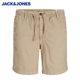 Jack & Jones Bondi Linen Mix Shorts Beige