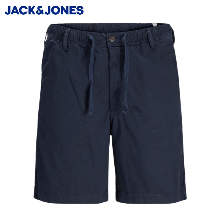 Jack & Jones Bondi Linen Mix Navy Shorts Navy
