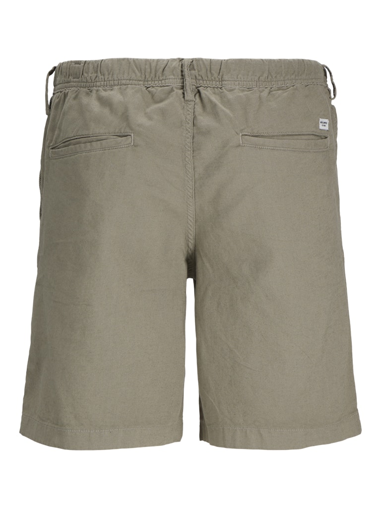 Jack & Jones Bondi Linen Olive Shorts Green