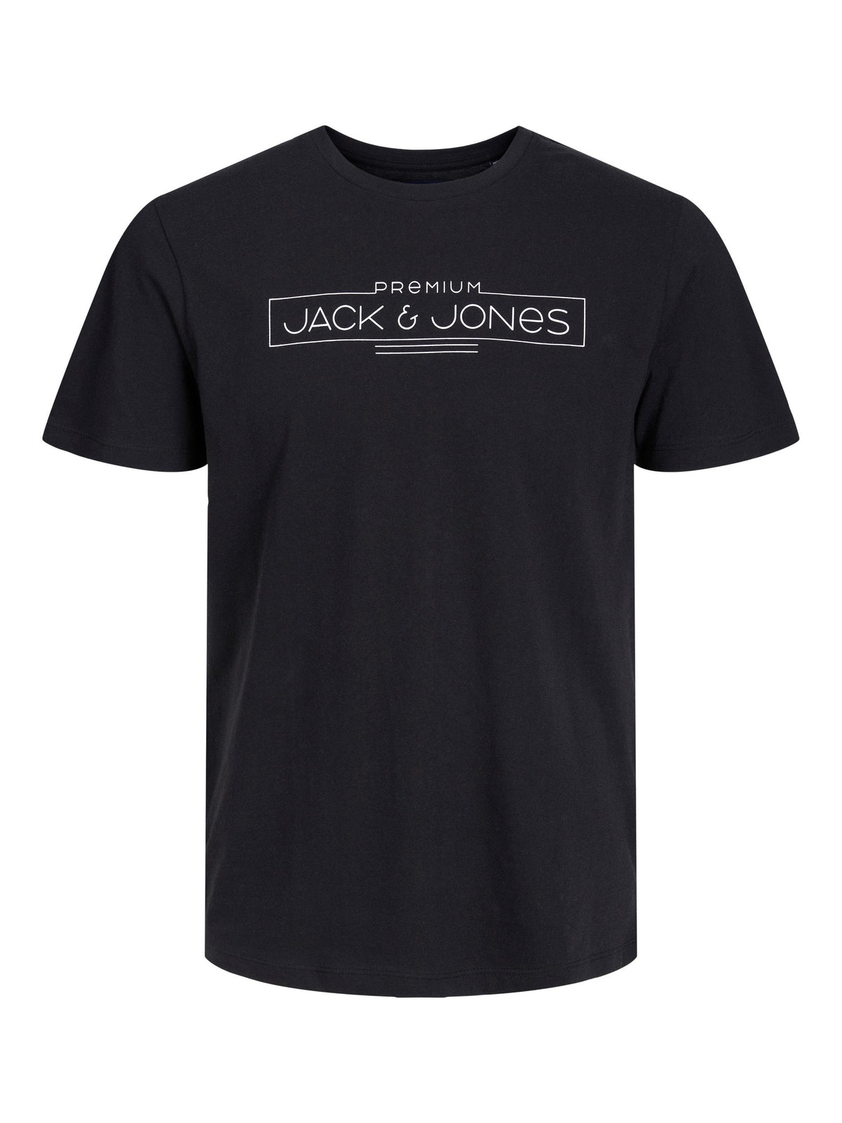 Jack & Jones Booster Logo Black Tee Black