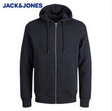 Jack & Jones Bradley Zip Black Hoodie Black