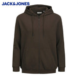 Jack & Jones Bradley Zip Brown Hoodie Brown