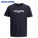 Jack & Jones Branding Navy Crew Neck Tee Navy