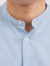 Jack & Jones Breeze Linen Blend Shirt Blue