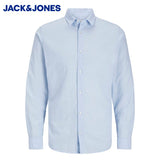 Jack & Jones Breeze Linen Collar Shirt Blue