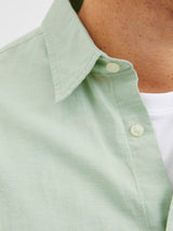 Jack & Jones Breeze Linen Collar Shirt Green