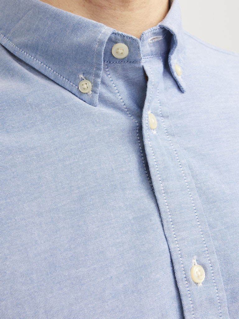 Jack & Jones Brook Blue Oxford Shirt Blue