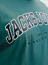 Jack & Jones Caleb Atlantic Deep Tee Green