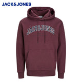 Jack & Jones Caleb Logo Wine Hoodie Wine