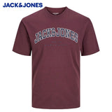 Jack & Jones Caleb Logo Wine Tee Wine
