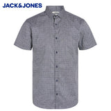 Jack & Jones Cardiff Print Navy Shirt Navy