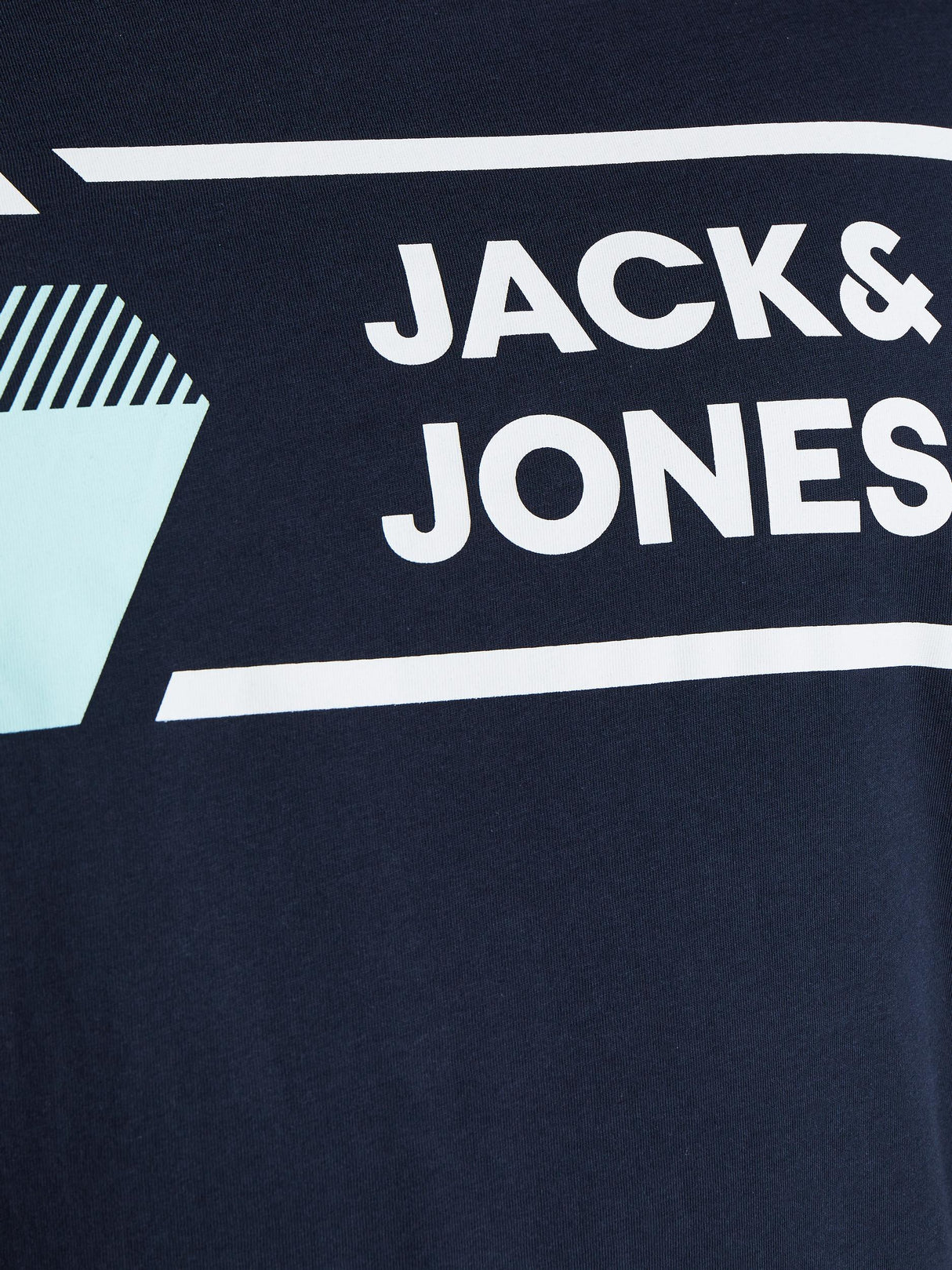 Jack & Jones Colgan Navy Print T-Shirt Navy