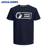 Jack & Jones Colgan Navy Print T-Shirt Navy