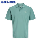 Jack & Jones College Logo Mineral Polo Blue