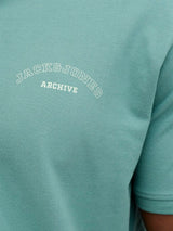 Jack & Jones College Logo Mineral Polo Blue