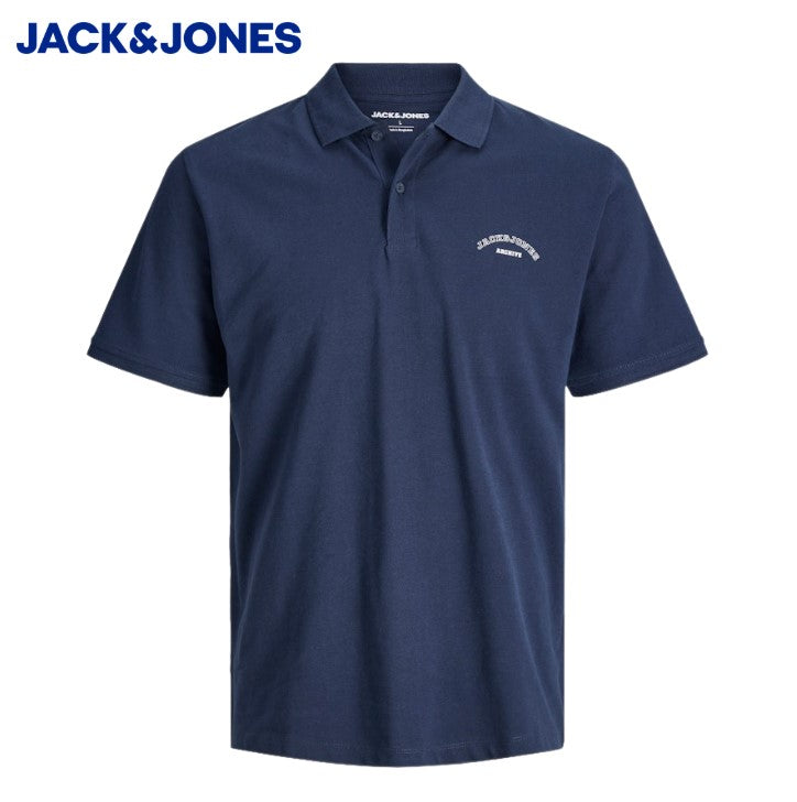 Jack & Jones College Logo Navy Polo Navy