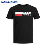 Jack & Jones Corp Logo Rect Tee Black