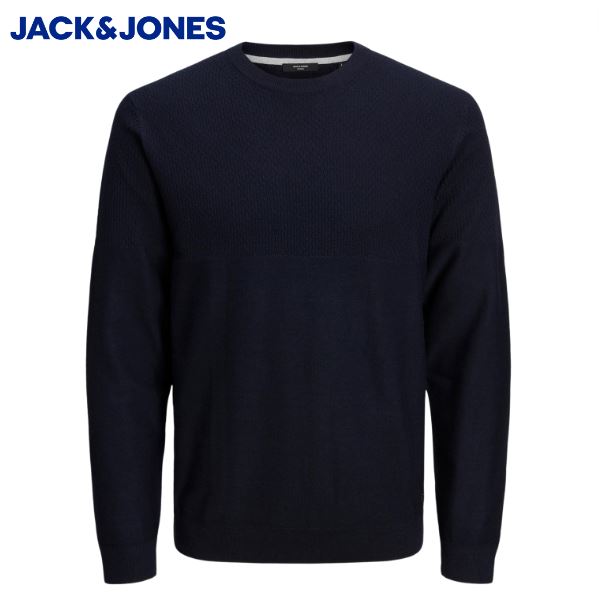 Jack & Jones Dallas Marine Blue Knit Navy