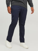 Jack & Jones Dave Navy Stretch Chinos Navy