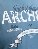 Jack & Jones Dover Logo Blue T-Shirt Blue