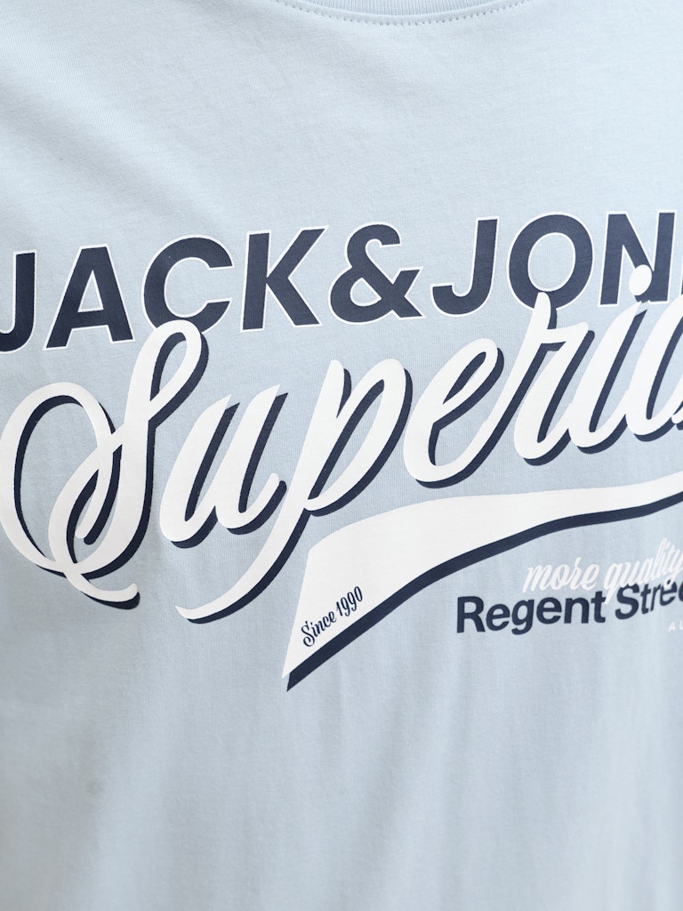 Jack & Jones E-Logo Celestial Blue Tee Blue
