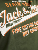 Jack & Jones E-Logo Kumbu T-Shirt Green