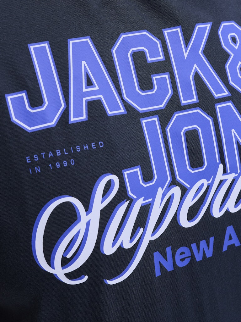 Jack & Jones E-Logo Navy Blazer Tee Navy