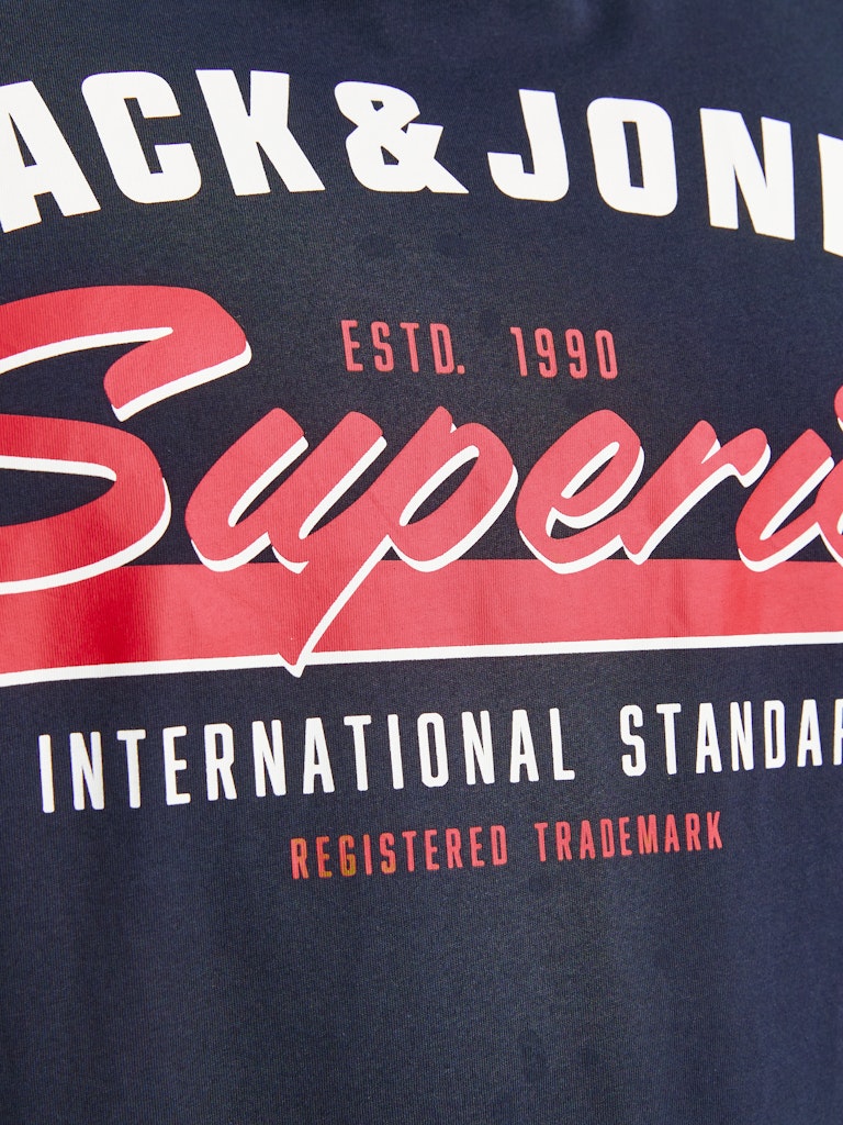 Jack & Jones E-Logo Sky Captain T-Shirt Navy