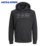 Jack & Jones Elliot Logo Black Hoodie Black