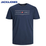 Jack & Jones Elliot Logo Navy Tee Navy