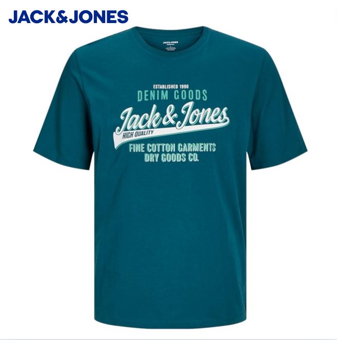 Jack & Jones Elogo Deep Teal Tee Green