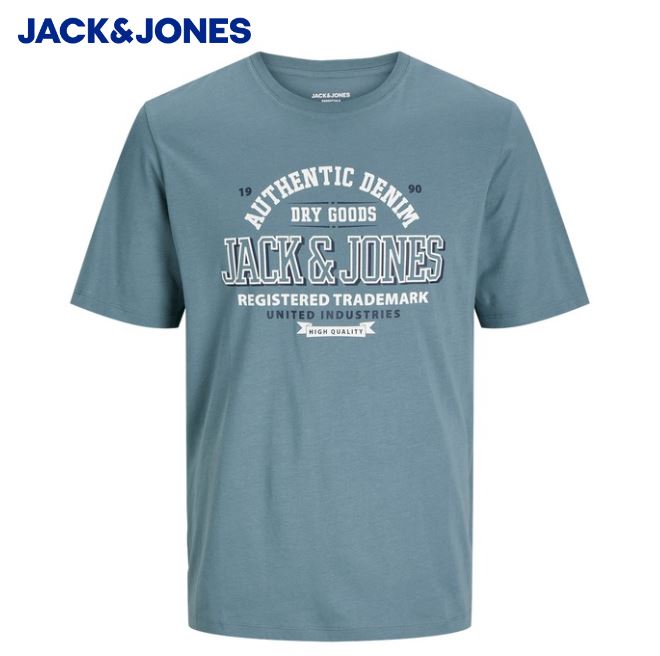 Jack & Jones Elogo Light Blue Tee Blue