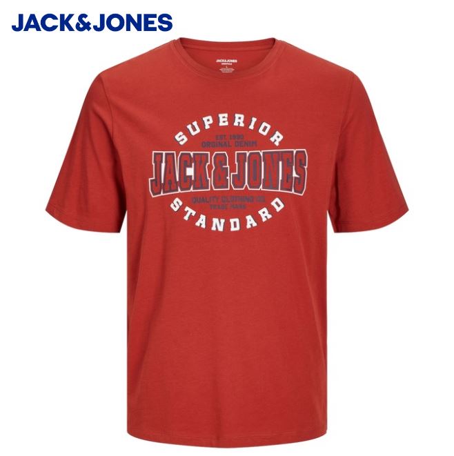 Jack & Jones Elogo Red Tee Red